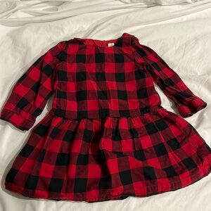 Gap 3T Buffalo Plaid Dress